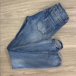 ONETEASPOON mid-rise rounded hem jean